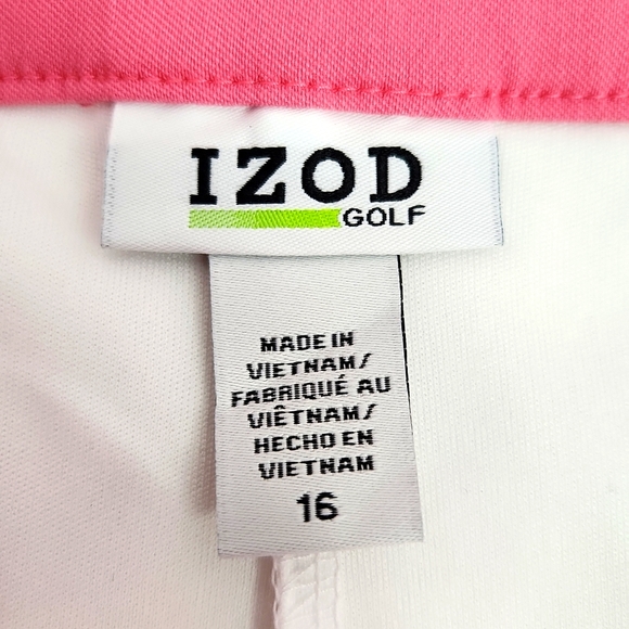 NWT White IZOD Golf Skooter Skort (16) - Picture 9 of 12